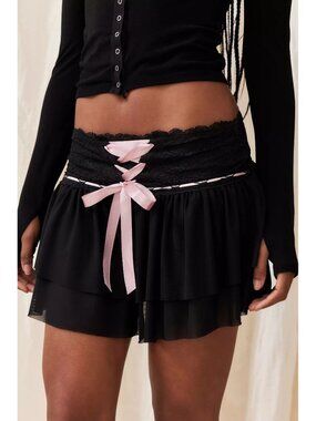 Urban Outfitters Out From Under Honey Lace Mini Skirt